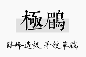 极鹛名字的寓意及含义