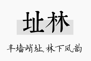 址林名字的寓意及含义