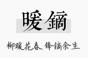 暖镝名字的寓意及含义