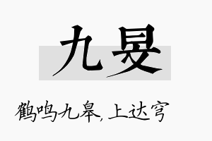 九旻名字的寓意及含义