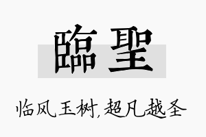 临圣名字的寓意及含义