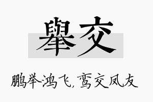 举交名字的寓意及含义