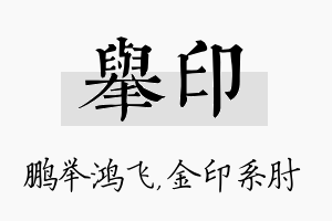 举印名字的寓意及含义