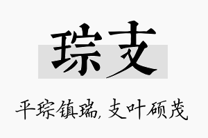 琮支名字的寓意及含义