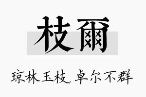 枝尔名字的寓意及含义