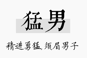 猛男名字的寓意及含义