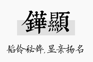 铧显名字的寓意及含义