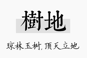 树地名字的寓意及含义