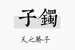 子镯名字的寓意及含义