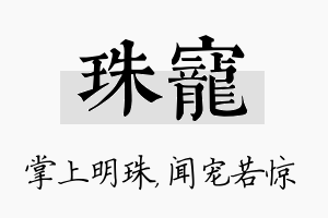 珠宠名字的寓意及含义