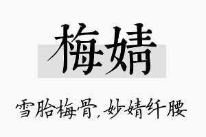 梅婧名字的寓意及含义