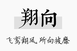 翔向名字的寓意及含义