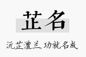 芷名名字的寓意及含义