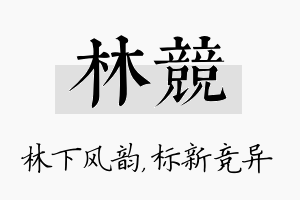 林竞名字的寓意及含义