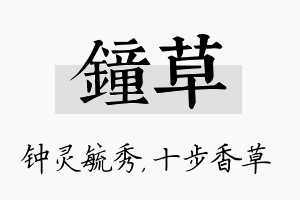 钟草名字的寓意及含义