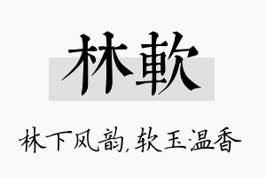 林软名字的寓意及含义