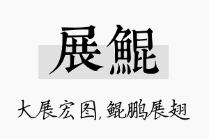 展鲲名字的寓意及含义