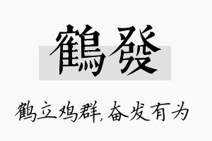 鹤发名字的寓意及含义