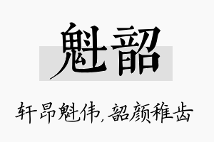 魁韶名字的寓意及含义