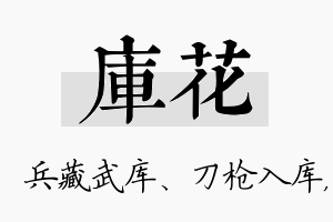 库花名字的寓意及含义