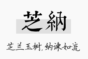 芝纳名字的寓意及含义