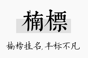 楠标名字的寓意及含义