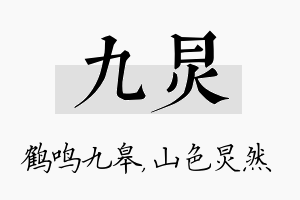 九炅名字的寓意及含义