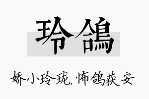 玲鸽名字的寓意及含义