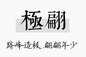 极翩名字的寓意及含义