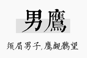 男鹰名字的寓意及含义