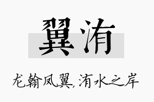 翼洧名字的寓意及含义