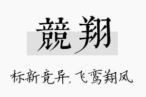 竞翔名字的寓意及含义