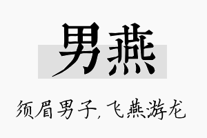 男燕名字的寓意及含义