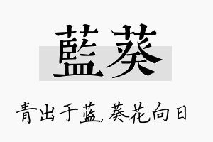 蓝葵名字的寓意及含义