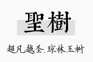 圣树名字的寓意及含义