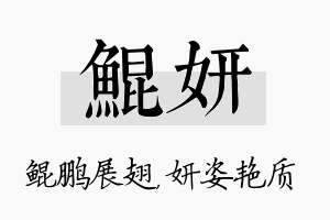 鲲妍名字的寓意及含义