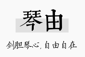 琴由名字的寓意及含义