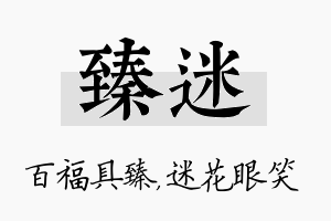 臻迷名字的寓意及含义