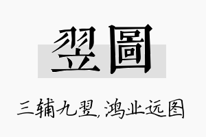 翌图名字的寓意及含义