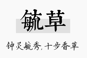 毓草名字的寓意及含义