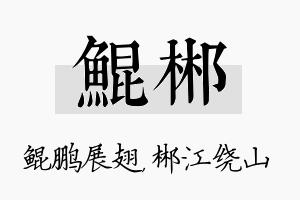 鲲郴名字的寓意及含义