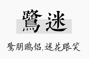 鹭迷名字的寓意及含义