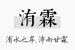 洧霖名字的寓意及含义