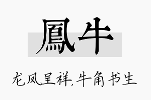 凤牛名字的寓意及含义