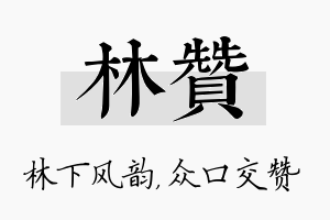 林赞名字的寓意及含义