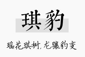 琪豹名字的寓意及含义