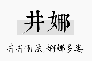 井娜名字的寓意及含义