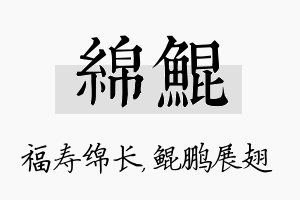 绵鲲名字的寓意及含义