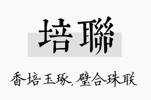 培联名字的寓意及含义