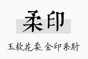 柔印名字的寓意及含义